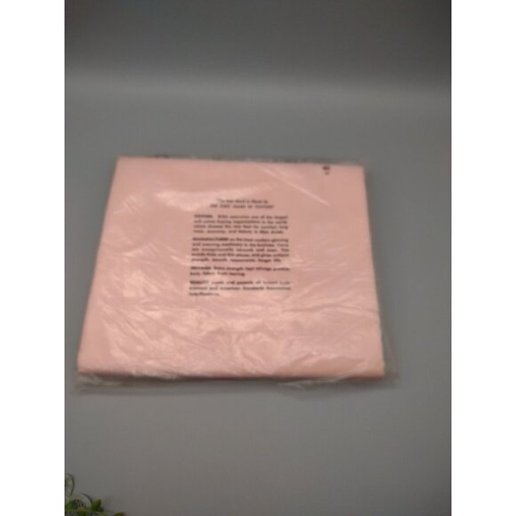 Vintage Bibb Kennesaw USA Pink One Sheet Double Bed 81 x99" New Old Stock, READ - Picture 6 of 13